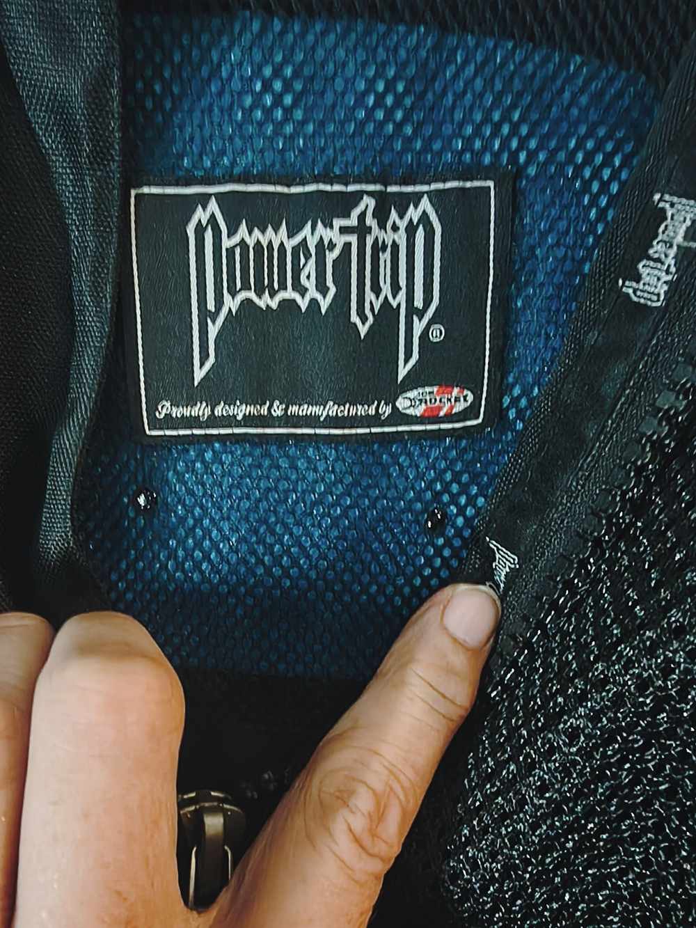 Power Trip Black Men’s Mesh Panel Jacket - - Picture 2 of 6